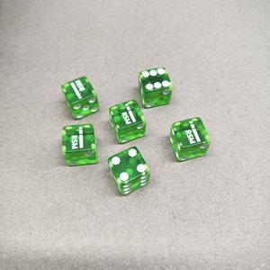 Precio de Fábrica, Dados D6 de Resina Acrílica con Esquinas Redondeadas, Color Perla Mixto, Logotipo Personalizado, Venta al Por Mayor - Product Image 4