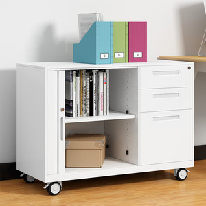 Archivador móvil de oficina con ruedas, cajón de almacenamiento para uso en escritorio, organizador portátil de tipo rectangular - Product Image 2