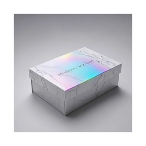 Caja de regalo de papel elegante, exquisita, hermosa, moderna, clásica, lujosa y de alta gama, personalizable según las necesidades. - Product Image 1