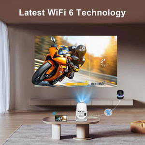 Portable <strong>Projector</strong> HD 1080P 4K Automatic Focusing <strong>Android</strong> 11 Smart Cinema WIFI and Bluetooth High Definition 300A - Product Image 5