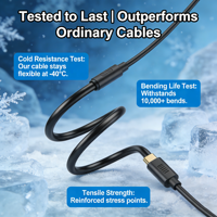 ODM OEM Cobre Puro 2M Cable Serie RS232 a RJ50 para Escáner POS Zebra LI3608 LI3678 DS3608 DS3678