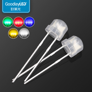 1000 đơn vị mỗi gói 5mm mũ rơm sương mù chân ngắn cạnh trắng đỏ xanh xanh vàng <span class=keywords><strong>LED</strong></span> - Product Image 1