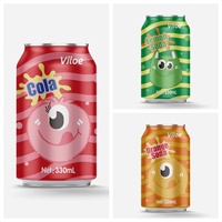 Viloe Little Monster Series Summer Cool Cola Boisson gazeuse au goût sec dans une boîte d'emballage pour enfants