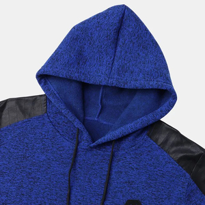 New Solid Color 100% Cotton Winter Breathable Comfortable <b>Workout</b> Gym Moisture-Wicking Durable Long-Lasting Men <b>Hoodies</b> - Product Image 5