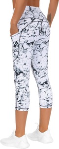 Pantalon de yoga taille haute en coton biologique pour femme, solide, doux et durable, écologique, pour un usage quotidien. - Product Image 3