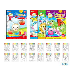 Libros para Colorear Ecológicos Personalizados para Niños, Pedidos al por Mayor con Impresión <span class=keywords><strong>de</strong></span> Logotipo, Materiales <span class=keywords><strong>de</strong></span> Arte Educativos y Divertidos - Product Image 5