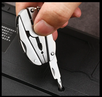 Pince multifonctionnelle Petit outil en acier inoxydable Foldingplierspocketknife Miniportableoutdoor Camping Pliers Multitool Keychain