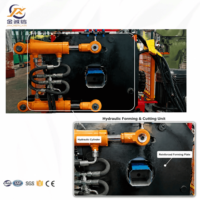 Machine de formage à froid de gouttières carrées pour la drainage des toits de maisons, villas et résidences, certifiée CE ISO, automatique, en acier galvanisé