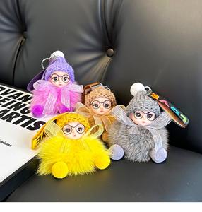 Peluche <span class=keywords><strong>de</strong></span> Piel <span class=keywords><strong>de</strong></span> Zorro Suave y Ligero, Diseño Original para Llavero <span class=keywords><strong>de</strong></span> Coche y Colgante <span class=keywords><strong>de</strong></span> Bolso, Lindo Regalo para Parejas <span class=keywords><strong>de</strong></span> China - Product Image 6