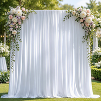 Rideaux de Fond de Scène pour Mariage, Draperies et Supports pour Décoration de Fête et Événements