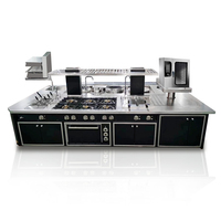 Peralatan Dapur Komersial Industri Gastronomi Stainless Steel Bertenaga Gas Garansi 3 Tahun Model Zhonghui 008 Mudah Dibersihkan