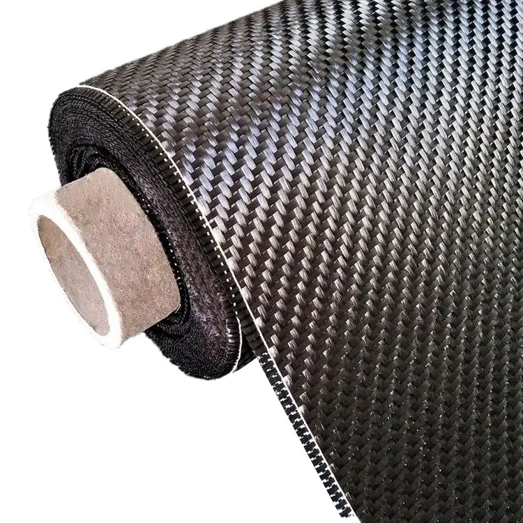 3k 200g 240g 1500 black twill plain weave carbon fiber fabric