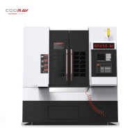 Centre d'usinage horizontal à lit incliné COORAY CR-VL-BF450-M FANUC CNC à double broche 4 axes, moyenne capacité, haute performance, avec fonction de tournage