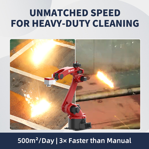 <span class=keywords><strong>Robot</strong></span> làm sạch laser công nghiệp 1000W với cánh tay khớp nối 6 trục để tự động và làm sạch trắng - Product Image 5