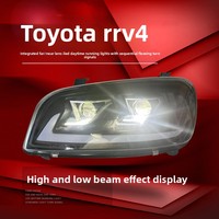 Phare avant transfrontalier pour Toyota Rav4 1998-1999, avec DRL LED modifiés et clignotants séquentiels
