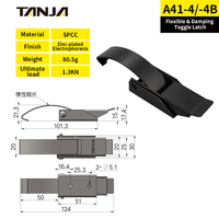 TANJA A41-3 Flexible et Amortissement Bascule Verrou En Acier plaqué de Zinc Tiroir Boîte À Outils Dessiner Gâche