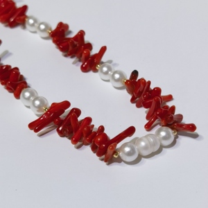 Nuevo <span class=keywords><strong>collar</strong></span> de piedra natural de moda <span class=keywords><strong>con</strong></span> perlas de agua dulce joyería de moda elegante para mujeres - Product Image 3
