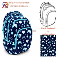 Sac à dos de voyage multi-poches personnalisé pour l'extérieur, vente en gros, sacs de classe à sublimation pour garçons, sac à dos scolaire, sac à livres