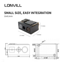 LONVILL lecteur de codes à barres QR intégré raspberry pi mini module scanner de codes à barres industriel 2d
