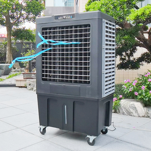 Outdoor Industrial 220v <b>Portable</b> Evaporative air Cooler <b>Unit</b> <b>Ac</b> <b>Portable</b> Water air Conditioner Evaporative Cooling Fan System - Product Image 2
