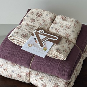 Colorido burbuja estilo Instagram estilo fresco doble capa Algodón puro edredón lavado hilo arrugado ropa <span class=keywords><strong>de</strong></span> cama <span class=keywords><strong>de</strong></span> cuatro piezas bebés - Product Image 5