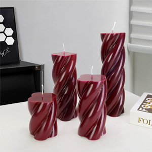 HY Büyük Spiral Mum Kalıbı Plastik Büküm Mum Kalıbı Aroma Mum Soya Balmumu Reçine El Sanatları için - Product Image 5