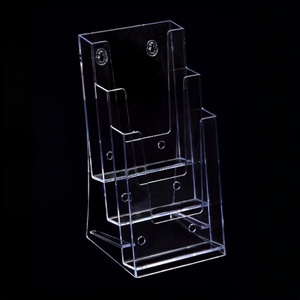 Exhibidor de Folletos Moderno de Acrílico Transparente, Soporte de Plástico para Volantes, Organizador de Mostrador de Acrílico para Revistas, Folletos y Catálogos - Product Image 3