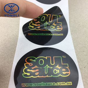 Tùy chỉnh hình dạng tự dính <span class=keywords><strong>Hologram</strong></span> Sticker Vinyl không thấm nước Holographic nhãn - Product Image 5