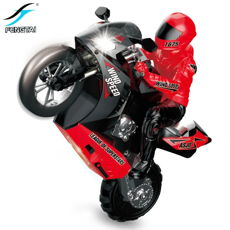 Drop Shipping 1/6 iplik Drift dublör araba 2.4Ghz kontrol motosiklet oyuncak RC motosiklet Q1P yaz oyunu