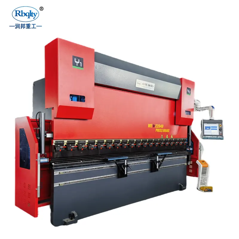 Rbqlty 220T/4000 6+1 Axis Sheet Metal DA69T Hydraulic CNC Press Brake With Factory Price