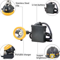 Lampe frontale LED antidéflagrante rechargeable pour mineur, avec cordon, pour casque de mine souterraine, vente chaude, OEM accepté