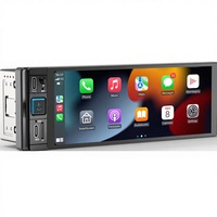 Autoradio portable Android 13 avec GPS, écran OLED 4K, CarPlay sans fil, divertissement pour passagers arrière et aide au recul