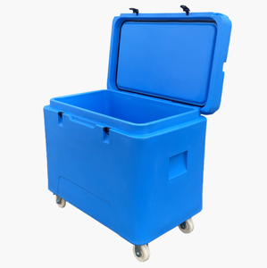 Glacière thermique rotomoulée 330L, sac isotherme pour glace sèche, chaise-congélateur, stockage de poisson, double compartiment, écologique, panneau solaire, portable - Product Image 4