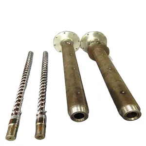 extruder screw barrel & extruder screw and barrel for PP, PE. PET, PPR, PVC for extruder machines