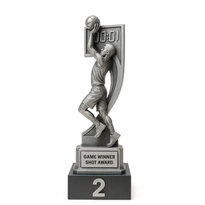 Statua del Vincitore del Basket WeiVista, Design Moderno, Esposizione Durevole, Artigianato Personalizzato, Accento Artistico per Leghe Sportive - Product Image 2