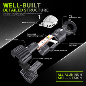 GOODNEWS Nuovi Fari LED Senza Errori D1S D2S D3S D4S D5S D8S, Temperatura Colore 6000K, 10000 Lumen per Mercedes-Benz C300 C200 - Product Image 5