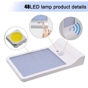 Más 450LM 36 LED de la energía Solar de la calle la luz <span class=keywords><strong>del</strong></span> Sensor de movimiento PIR Jardín de seguridad al aire libre de la lámpara de la calle impermeable luces de pared - Product Image 4