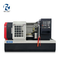 Tour CNC monoposte robuste CK6150 à banc plat, longueur maximale 1000 mm, pour l'usinage de pièces en métal (arbres, disques), haute rigidité