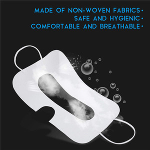 Desechable no tejido de sanitaria de ojo almohadillas blanco máscara de ojo para VR H-T-C Vive auriculares de realidad Virtual - Product Image 2