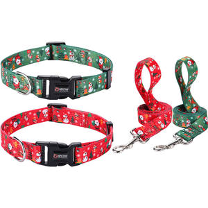 En gros Date De Vacances Pour Animaux de Produits De Noël Réglable Pour Chien Mener Set - Product Image 1