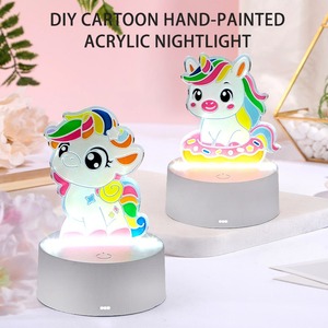 Nueva Lámpara de Mesa DIY para Niños, Sorpresa, Bestseller, Lámpara de Mesa LED para Pintar, Luz Nocturna para Atraer la Abundancia, Regalos para Niños - Product Image 1