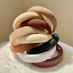 Fascia per <span class=keywords><strong>Capelli</strong></span> Coreana di Design all'Ingrosso, Personalizzata con <span class=keywords><strong>Spugna</strong></span> Imbottita, per Donna e Ragazza - Product Image 6