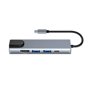 Hub <span class=keywords><strong>USB</strong></span> C 5 en 1 al Mejor Precio con <span class=keywords><strong>Ethernet</strong></span> RJ45 Estación de Acoplamiento Tipo C para Laptops MacBook HP Dell <span class=keywords><strong>Lenovo</strong></span> - Product Image 3