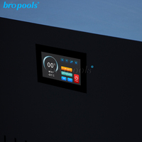 Refroidisseur portable automatique 220V/110V pour la fabrication de glace 2026 avec contrôle intelligent Wi-Fi et panneau tactile, fonction bain froid et glace