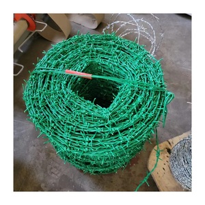 12.5 Gauge galvanizado dois fios arame farpado segurança cerca na Europa - Product Image 6