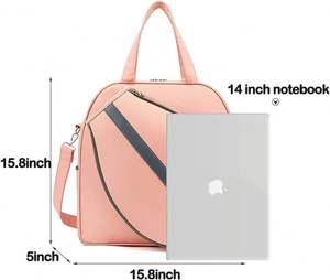 Sac fourre-tout de sport en nylon portable personnalisé pour femmes sac de ping-pong imperméable sac de tennis à pagaie - Product Image 3