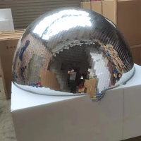 Boule miroir en verre argenté sur mesure de 100 cm, 150 cm, 200 cm pour événements, mariages, discothèques - Vente en gros usine Yifa