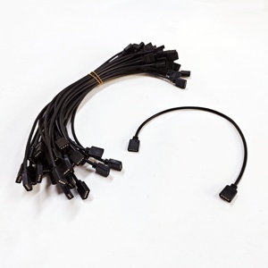 ตัวแยกสัญญาณการซิงค์ <span class=keywords><strong>RGB</strong></span> สำหรับเล่นเกมคอมพิวเตอร์ตัวเชื่อมต่อแถบไฟ LED สำหรับถ่ายโอนข้อมูลฮับสำหรับเล่นเกมต่อขยายสายเคเบิล4Pin ขนาด5V สายต่อ arBB - Product Image 2