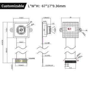 Módulo de Cámara Mipi 2MP IMX307 HD 1080P, Videoconferencia de Alta Velocidad a 60 fps, Cámara de Seguridad para Baja Iluminación - Product Image 3