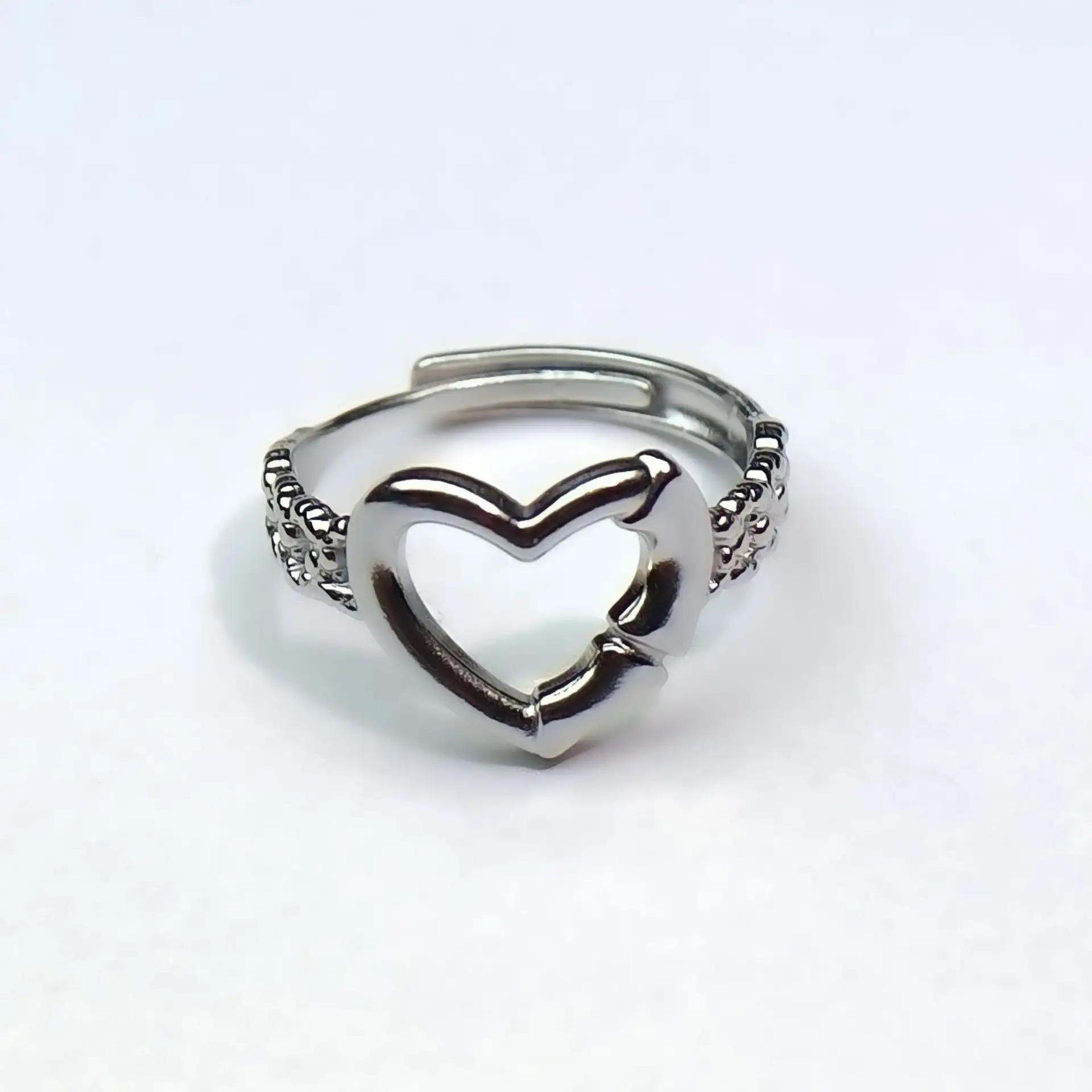 Anel de dedo de aço inoxidável ajustável minimalista com 58 designs, fabricado para mulheres, anel geométrico oco aberto, presente